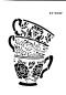 Preview: Schablone mit 3 gestaptelten Teetassen A 4