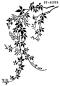 Preview: Schablone mit Ast eines Baumes und Blättern DIN A 4