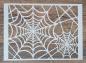 Preview: Schablone mit Spinnennetzmuster DIN A 4