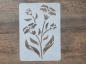 Preview: Schablone Blumenzweig
