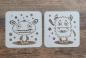 Preview: Set mit 2 Schablonen kleine Monster (3) 15x15cm