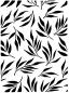 Preview: Schablone mit Blättermuster vollflächig DIN A 4