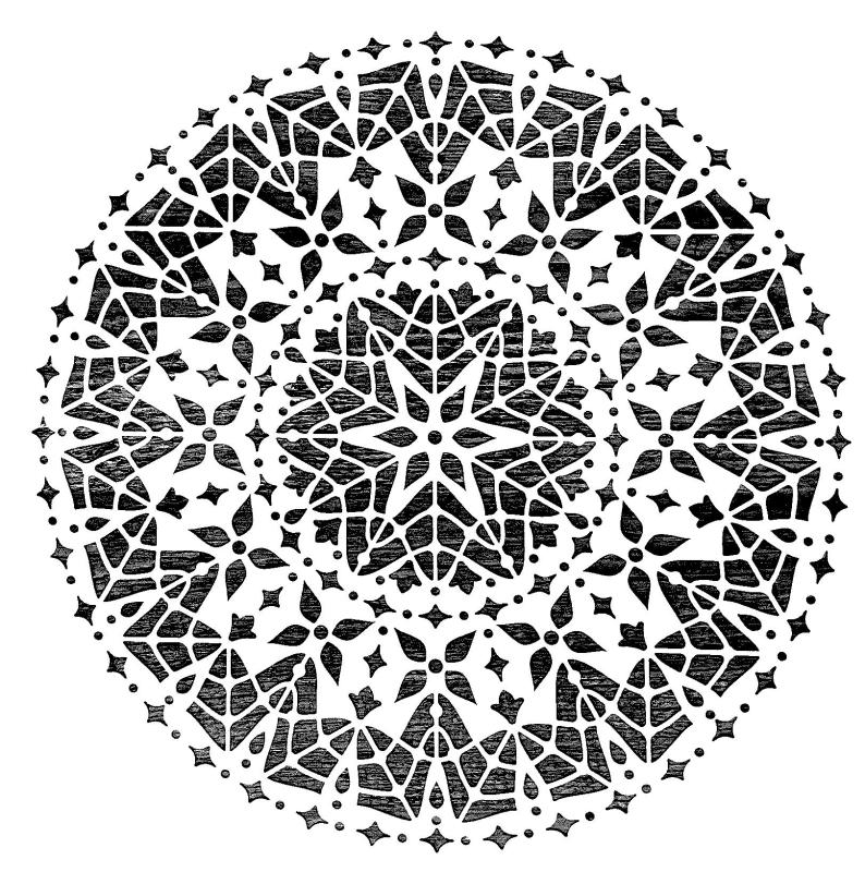 Mandala 30 x 30 cm