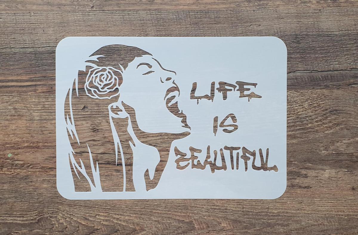 Mädchen Life is beautiful