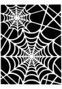 Schablone mit Spinnennetzmuster DIN A 4