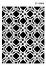 Schablone mit grafischem Diagonalmuster DIN A 4